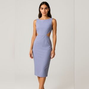 Arti Gogna cut out Bodycon mid length dress